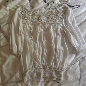 White Lace Blouse